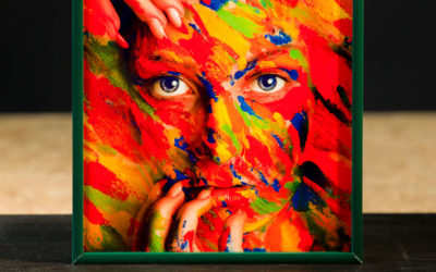 תמונה עם מסגרת אלומיניום