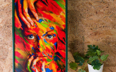 תמונה עם מסגרת אלומיניום